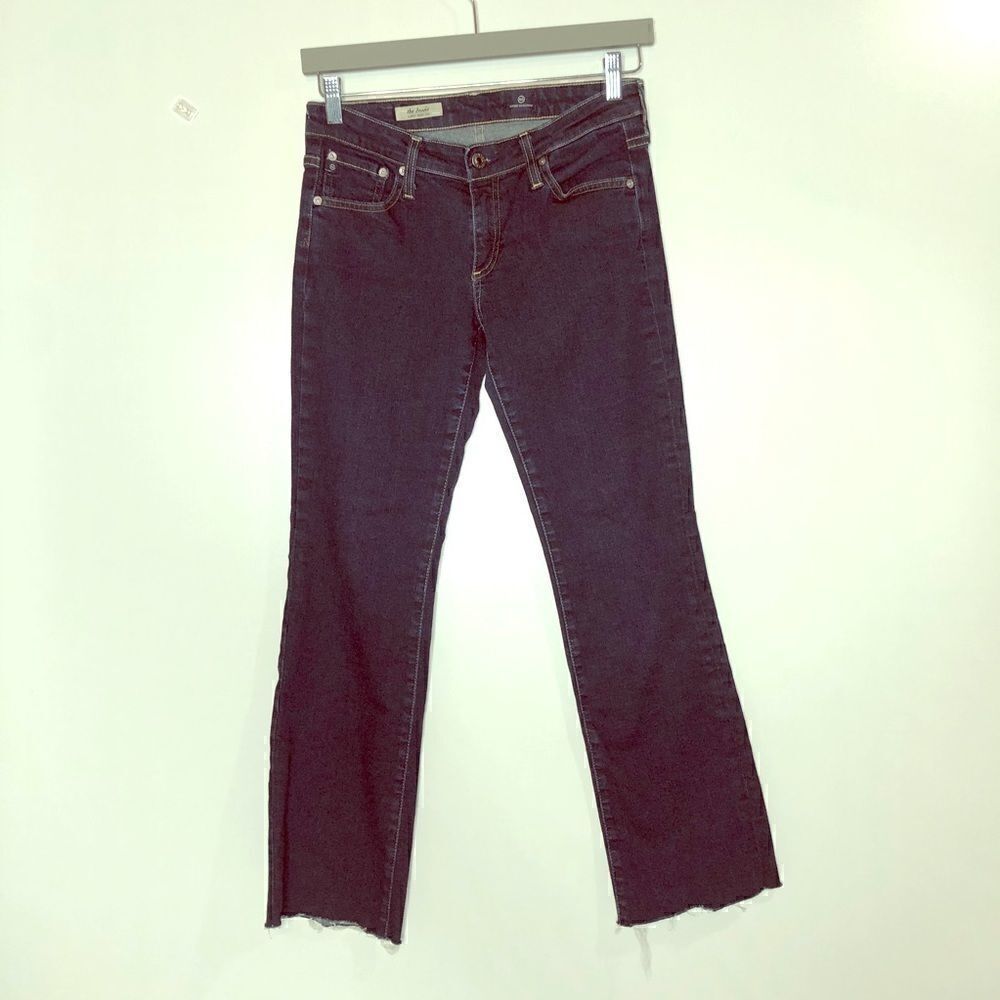 AG The Jessie Curvy Boot Cut Jeans Raw Hems